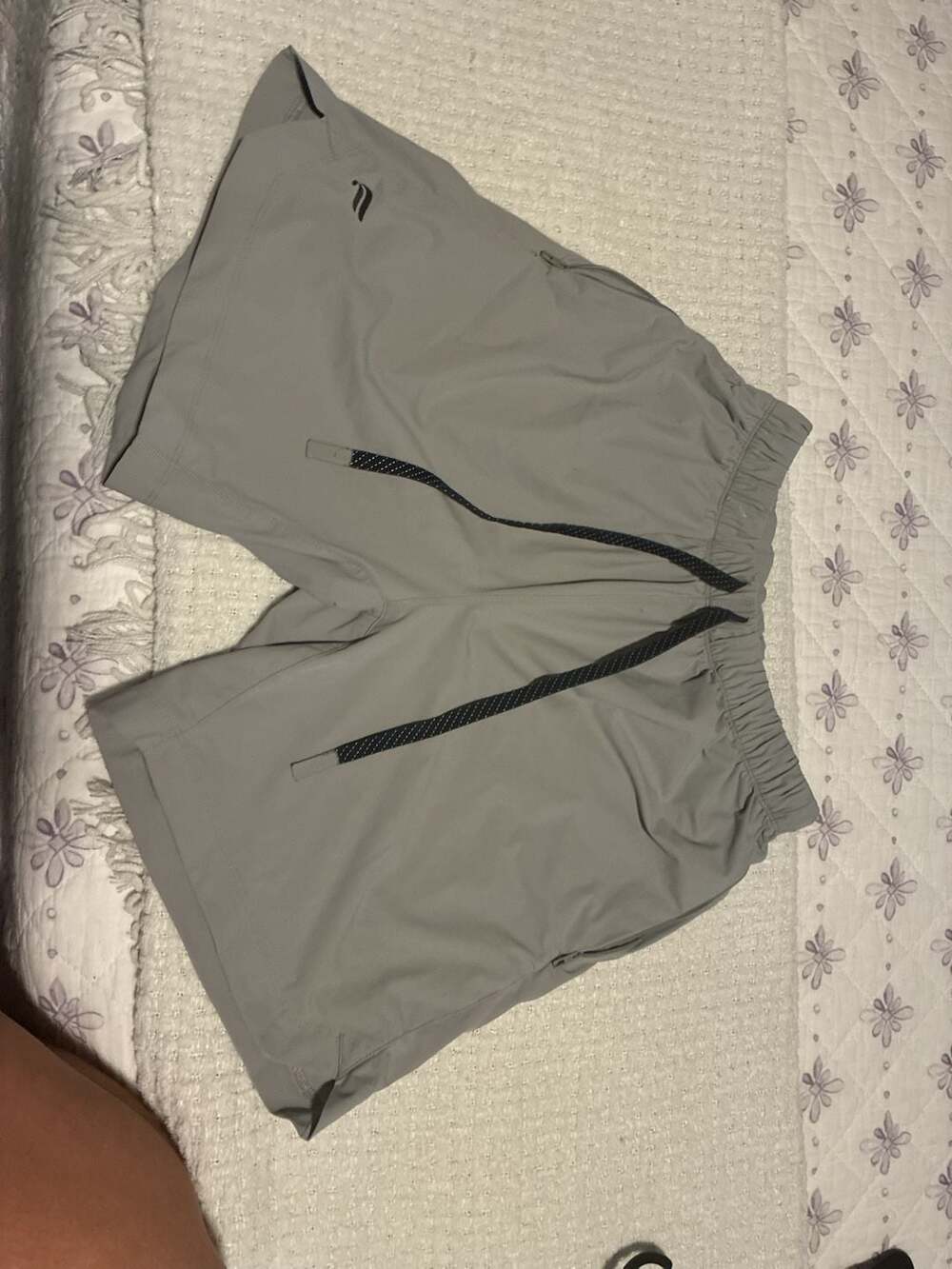 Fabletics Men's Performance Athletic Shorts with Drawstring and Zipper Pockets